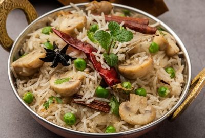 Mushroom Biriyani